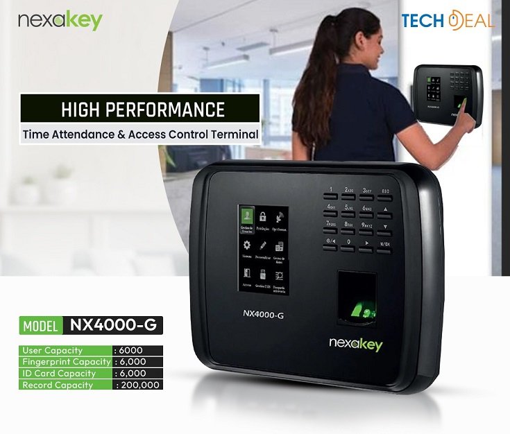 Fingerprint Access Control With Time Attendance price in bd -NexaKey NX4000G